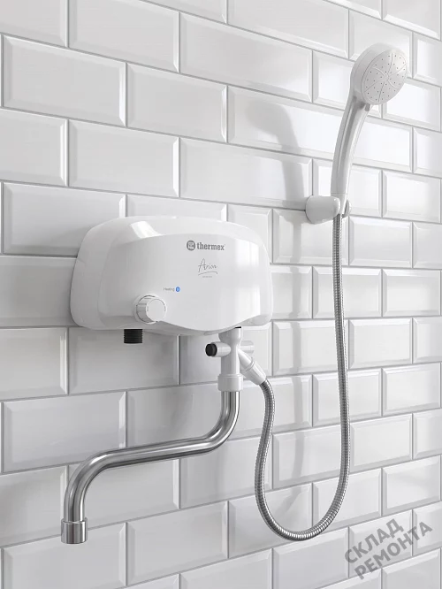 Фото Водонагреватель проточный Thermex Arion 3500 combi л. – купить в Омске: цена, описание, фото. Интернет-магазин 1