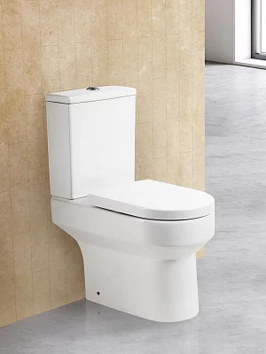 Унитаз компакт напольный BelBagno Norma BB339CPR (без бачка и сиденья) безободковый