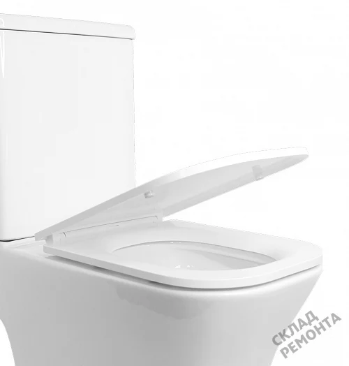 Фото Унитаз компакт напольный Calypso CS4852UQ-OK безободковый купить в Омске: цена, описание, фото. Интернет-магазин 4