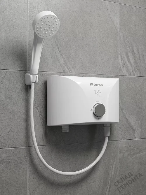 Фото Водонагреватель проточный Thermex Vetro 5500 shower – купить в Омске: цена, описание, фото. Интернет-магазин 1