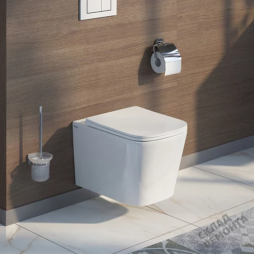 Фото Унитаз подвесной Iddis Билд BILRDSEi25 безободковый купить в Омске: цена, описание, фото. Интернет-магазин 5