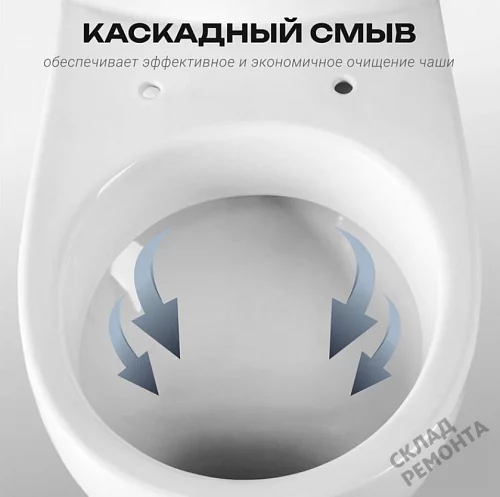 Фото Унитаз компакт напольный Santeri Ультра купить в Омске: цена, описание, фото. Интернет-магазин 3