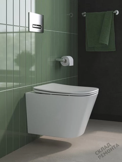 Фото Унитаз подвесной BelBagno Due 2.0 BB7107CHR/SC безободковый купить в Омске: цена, описание, фото. Интернет-магазин 1