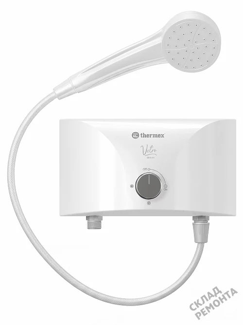Фото Водонагреватель проточный Thermex Vetro 5500 shower – купить в Омске: цена, описание, фото. Интернет-магазин 2