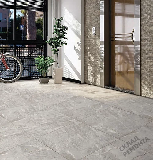 Фото Керамогранит матовый ProGRES Matera GSR0071 серый 600*600*10 – купить в Омске: цена, описание, фото. Интернет-магазин 4