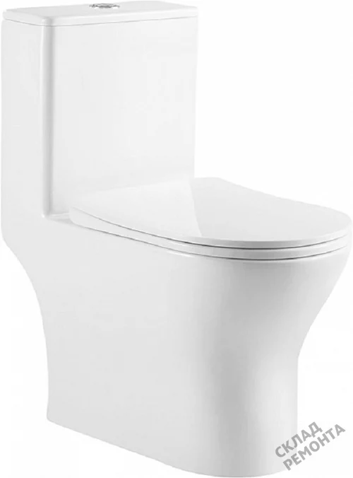Фото Унитаз моноблок BelBagno Lounge BB8618CPR-MN/SC безободковый купить в Омске: цена, описание, фото. Интернет-магазин 4