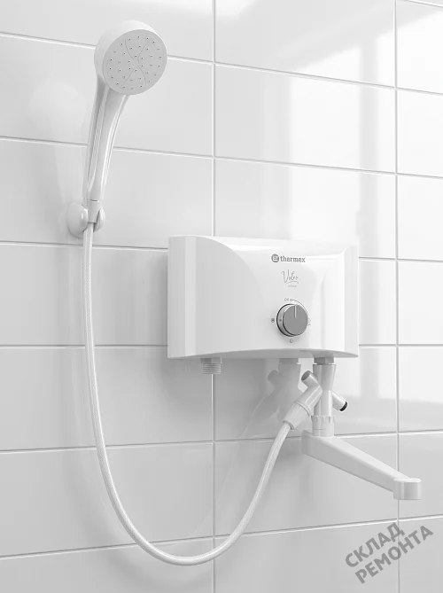 Фото Водонагреватель проточный Thermex Vetro 5500 combi – купить в Омске: цена, описание, фото. Интернет-магазин 1