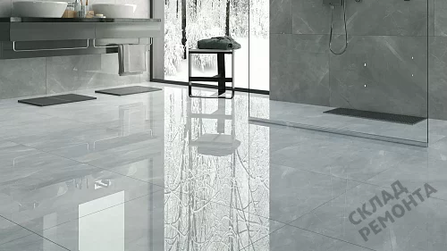 Фото Керамогранит матовый Steppe Ceramics Pulpis Grey серый 600*1200*10 – купить в Омске: цена, описание, фото. Интернет-магазин 4