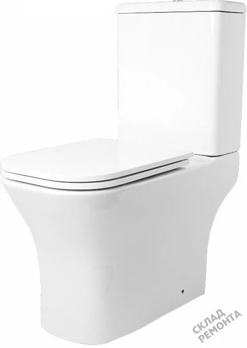 Фото Унитаз компакт напольный Calypso CS4852UQ-OK безободковый купить в Омске: цена, описание, фото. Интернет-магазин 2