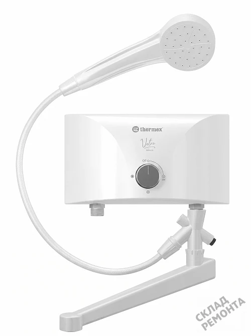 Фото Водонагреватель проточный Thermex Vetro 5500 combi – купить в Омске: цена, описание, фото. Интернет-магазин 2