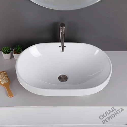 Фото Раковина накладная BelBagno BB1004 60 см купить в Омске: цена, описание, фото. Интернет-магазин 4