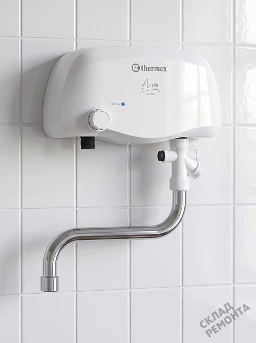 Фото Водонагреватель проточный Thermex Arion 3500 tap – купить в Омске: цена, описание, фото. Интернет-магазин 1