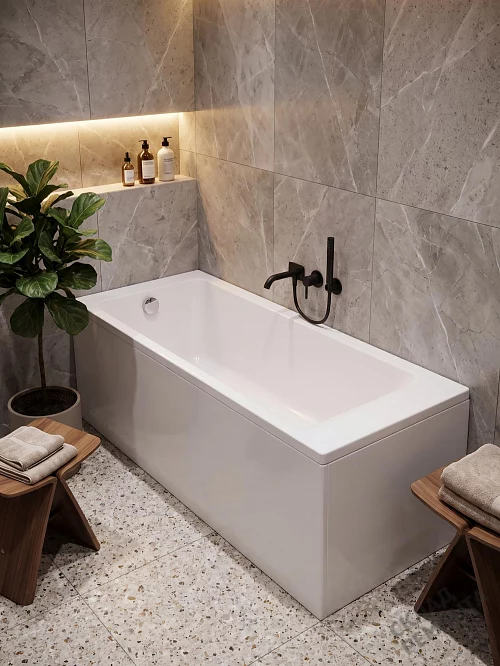 Фото Ванна акриловая Roca Easy ZRU9302904 без гидромассажа 150*70  купить в Омске: цена, описание, фото. Интернет-магазин 1