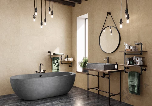 Фото Керамогранит матовый Alma Ceramica Шарп GFU60120SHP40R бежевый 1200*600*8,5 – купить в Омске: цена, описание, фото. Интернет-магазин 3