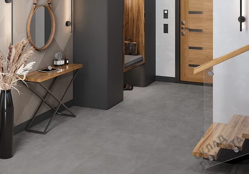 Фото Керамогранит матовый Alma Ceramica Мурал GFU6060MUR70R серый 600*600*9 – купить в Омске: цена, описание, фото. Интернет-магазин 3