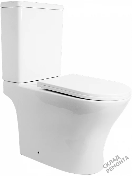 Фото Унитаз компакт напольный Calypso CS4851UQ-TK(OK) безободковый купить в Омске: цена, описание, фото. Интернет-магазин 2
