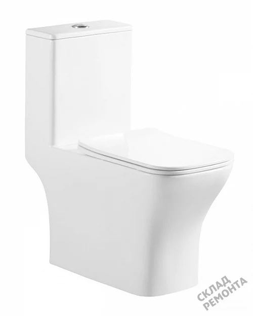 Фото Унитаз моноблок BelBagno Neon BB8617CPR-MN/SC безободковый купить в Омске: цена, описание, фото. Интернет-магазин 3