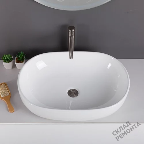 Фото Раковина накладная BelBagno BB1084 60 см купить в Омске: цена, описание, фото. Интернет-магазин 5