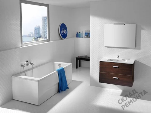 Фото Ванна акриловая Roca Easy ZRU9302904 без гидромассажа 150*70  купить в Омске: цена, описание, фото. Интернет-магазин 2