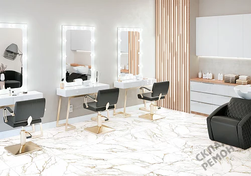 Фото Керамогранит матовый Alma Ceramica Тренди GFU04TRD04R белый 600*600*9 – купить в Омске: цена, описание, фото. Интернет-магазин 3