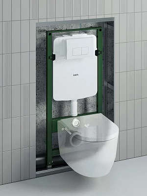 Инсталляция для подвесного унитаза Iddis Profix Air PRA0000i32 (пневматическая) без кнопки