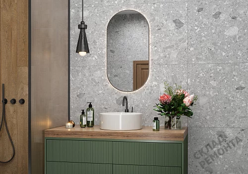 Фото Керамогранит матовый Alma Ceramica Холли GFU60120HOL70R серый 1200*600*8,5 – купить в Омске: цена, описание, фото. Интернет-магазин 4
