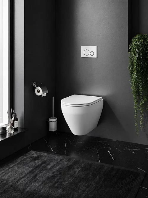 Фото Унитаз подвесной Am.Pm Spirit V2.0 C701700WH безободковый купить в Омске: цена, описание, фото. Интернет-магазин 1
