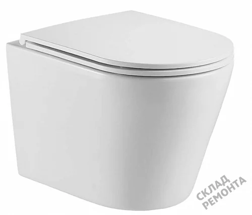 Фото Унитаз подвесной Calypso CS53UQ-OK (UQL) ультратихий смыв купить в Омске: цена, описание, фото. Интернет-магазин 2
